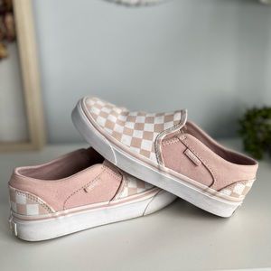 Pink Checkered Vans